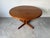 Brown 1970s Mid-Century Danish Modern Teak Expanding Round- Oval Dining Table For Sale - Image 8 of 18