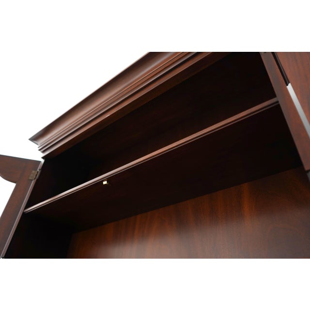Wood Henkel Harris Mahogany John Hancock Secretary Desk For Sale - Image 7 of 18