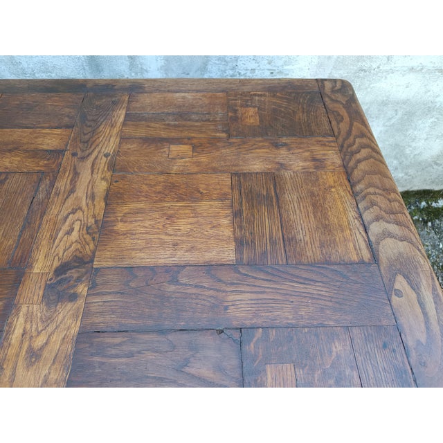 Antique Oak Farmhouse Table, 1890s For Sale - Image 18 of 18