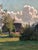 Textile Antique Original Landscape Oil Painting: Framed Countryside Cottage Art For Sale - Image 7 of 15