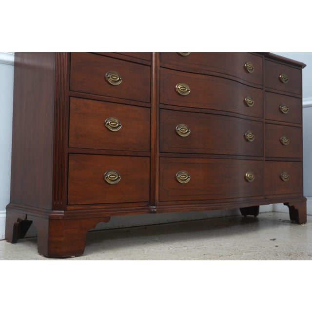 Lexington Palmer Home Cherry 12 Drawer Dresser For Sale - Image 14 of 18