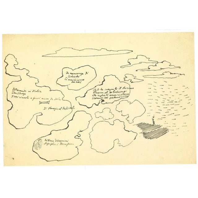 Pen Drawing is an original pen drawing realized by Leo Longanesi in 1937. The drawing is in good conditions, no signature....