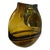 Gold Italian Artistic Murano Glass Vase by Simoeng For Sale - Image 8 of 9