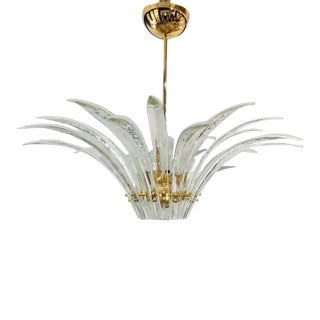 Myran Allan Luxury Lighting Modern Italian Murano Glass Chandelier For Sale