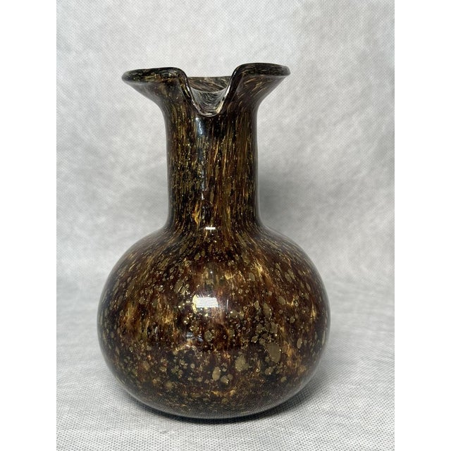 Art Glass Vase attributed to Ercole Barovier for Maestri di Murano, 1970s For Sale - Image 3 of 8