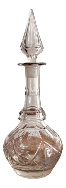 Antique Victorian Glass Decanter, 1880