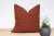 Umber Hand-Stitched Pillow Cover For Sale In Los Angeles - Image 6 of 7