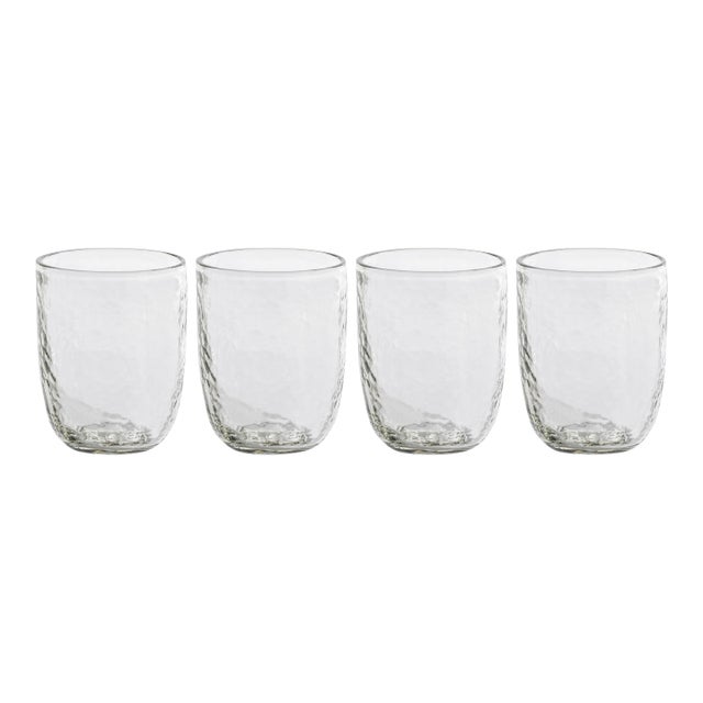 Pimlico Hammered Tumbler Glasses, Set of 4 For Sale