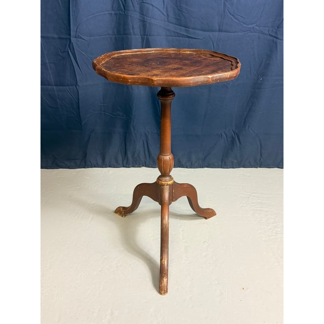 Antique Georgian Tripod Side Wine Table, 1900 For Sale - Image 4 of 14