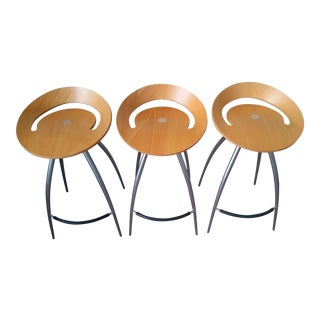 Lyra Bar Stools - Set of 3 For Sale