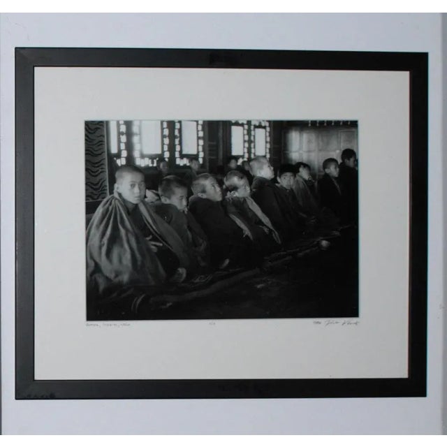 Piotr Kłosek - Rumtek Sikkin,India from the series "India, Nepal - beyond time" analog photograph / single barium print...