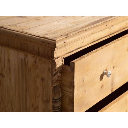 Antique Wood Chest of Drawers, 1920s For Sale - Image 4 of 9