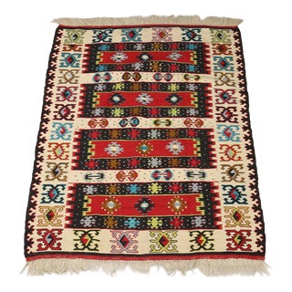 Vintage Kilim Rug in Wool, Turkey For Sale