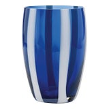 Gessato Tumbler (Set of 2) - Cobalt Blue For Sale