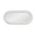 Plastic Coralline Oversized Oval Mirror For Sale - Image 7 of 11