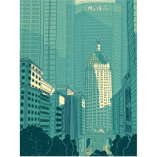Limited edition of 50 prints with 5 Artist Proofs, on Entrada Rag, natural 290g with deckled edge Available in: Blue and...