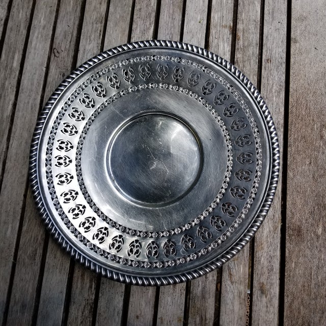 Vintage Birks Regency Plate Serving Dish | Chairish