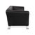 322 3-Seater Sofa in Black Leather from Rolf Benz For Sale - Image 11 of 14