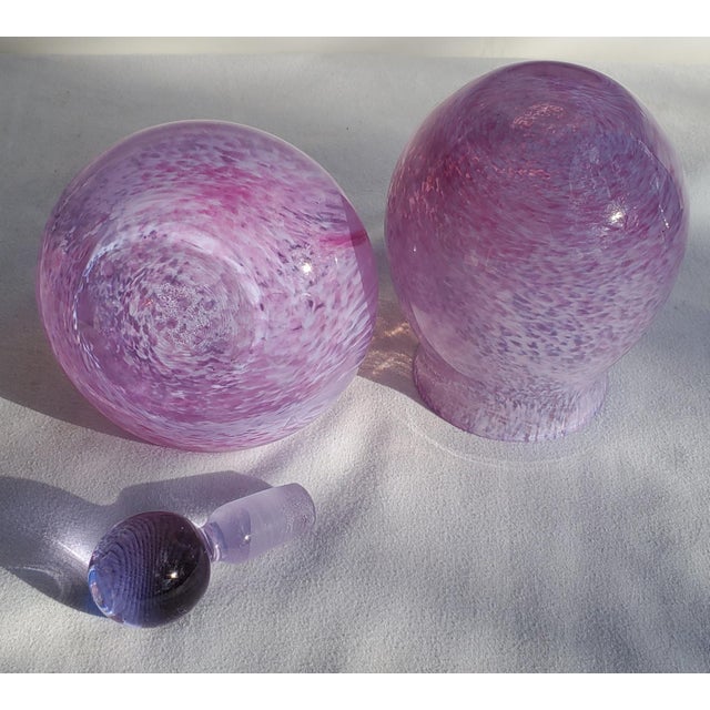 Caithness Scotland Glass Vanity Set Chairish