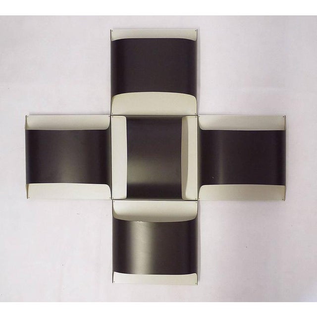 Metal Wall Sconces by R. Kruger & D. Witte for Staff, Germany, 1968, Set of 5 For Sale - Image 7 of 9