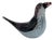 Murano Glass Bianca E Nero Bird by Dino Martens for Auriliano Toso, 1950s For Sale