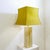 Large Travertine Table Lamp with Lampshade For Sale - Image 10 of 10