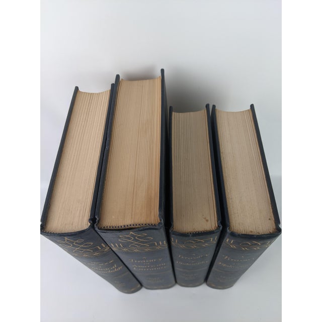 Vintage Blue & Gold Gilt Prentice-Hall Library Books, 1954–55 – Set of 4 For Sale In New York - Image 6 of 13