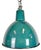 Industrial Petrol Enamel Factory Pendant Lamp, 1960s For Sale - Image 17 of 17