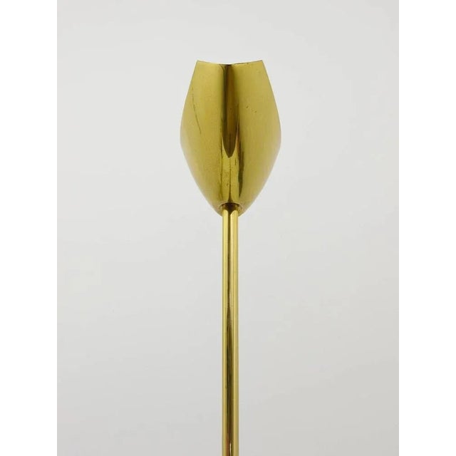 Italian Brass Uplight Floor Lamp by Rodolfo Dordoni, 1980s For Sale - Image 3 of 11