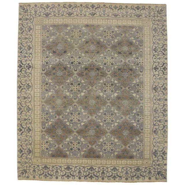 Early 21st Century Transitional Area Rug With Khotan Pattern - 9′ × 10′7″ For Sale - Image 5 of 5