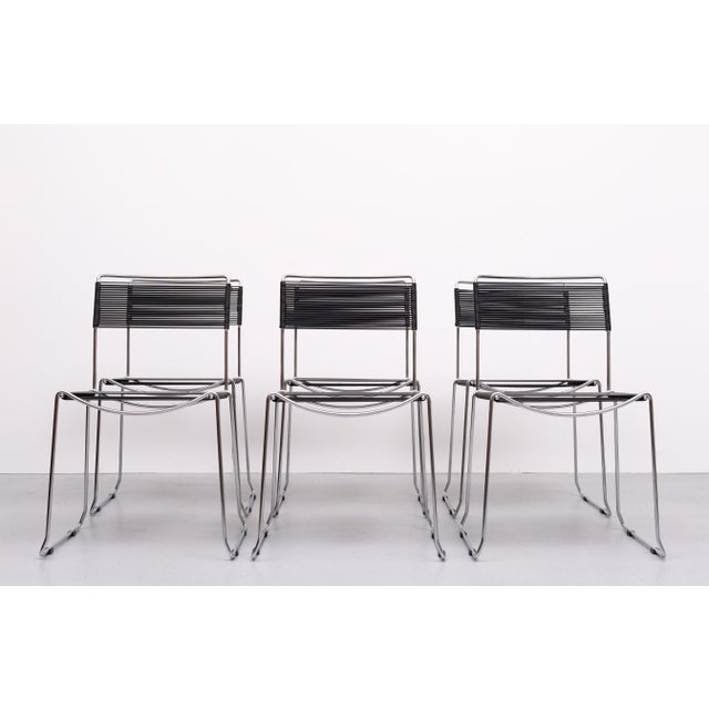 Vintage Italian Spaghetti Chairs by Giandomenico Belotti for Allias, 1980s, Set of 6 For Sale - Image 7 of 17