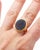 Bloodstone Signet Ring in 18k Rose Gold For Sale - Image 6 of 8