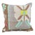 Turkish Hemp Pillow Cushion Natural Mint Green Brown Pillow Cushion Cover 24"x24" For Sale