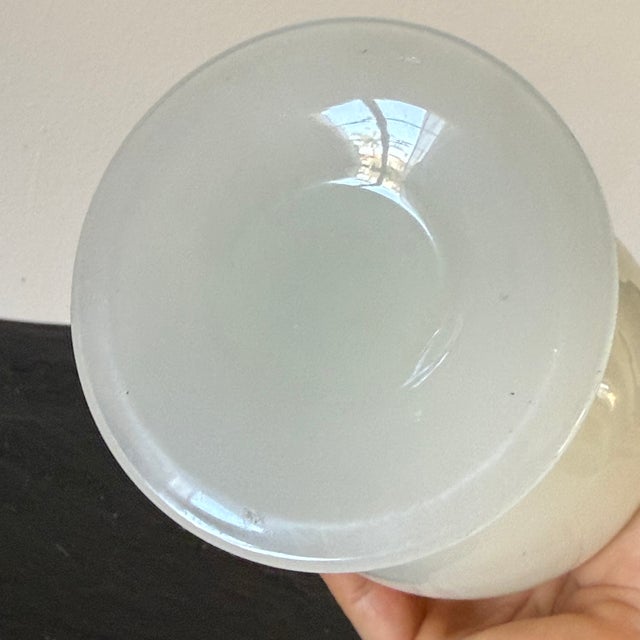 Antique French White Opaline Glass Vase For Sale In Los Angeles - Image 6 of 6