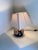 Vintage Ceramic Table Lamp with Circular Decoration and Swivel Lampshade, Germany, 1960s For Sale - Image 9 of 18