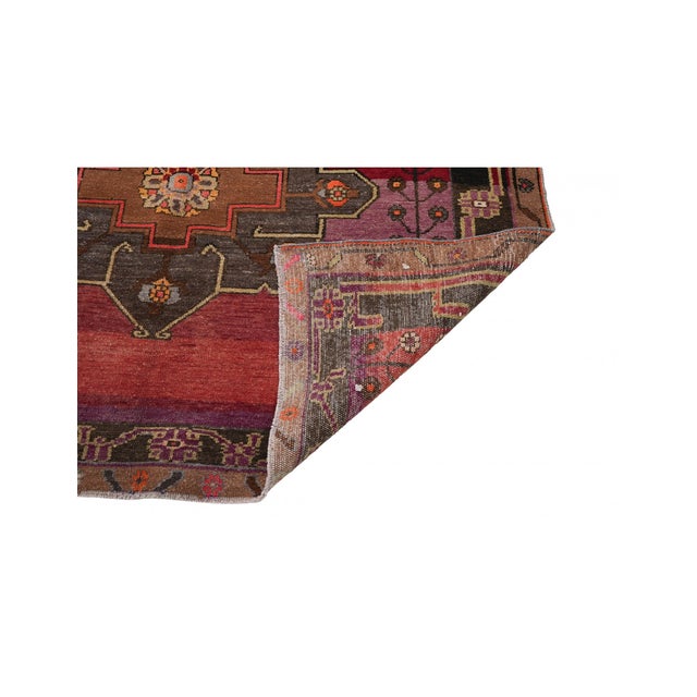 Unique Vintage Large Turkish Turkish Kars Rug - 6`2″ X 14`7″ For Sale - Image 4 of 6