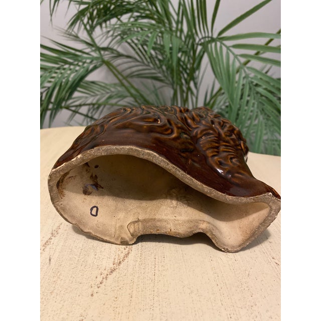 19th Century Bennington Pottery Spaniel With Treacle Glaze, Circa 1860s For Sale - Image 10 of 10