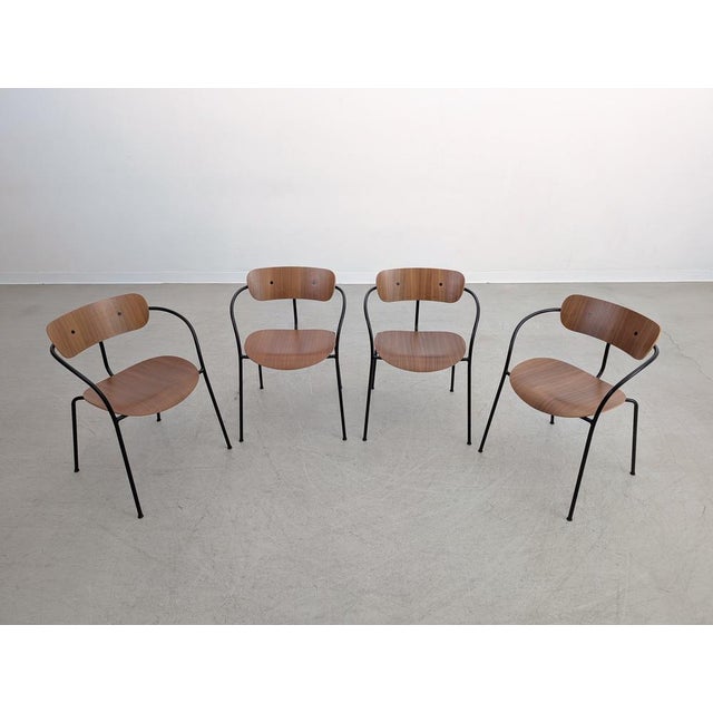 Black Pavilion AV2 Chairs from &Tradition, Set of 4 For Sale - Image 8 of 10