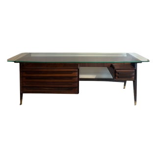 Console Desk attributed to Vittorio Dassi, Italy, 1950s For Sale