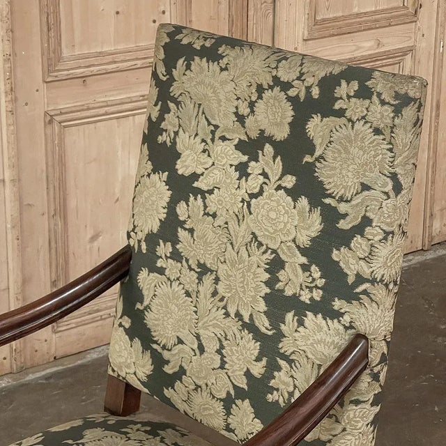 Antique French Louis XIV Armchair ~ Fauteuil For Sale - Image 10 of 13