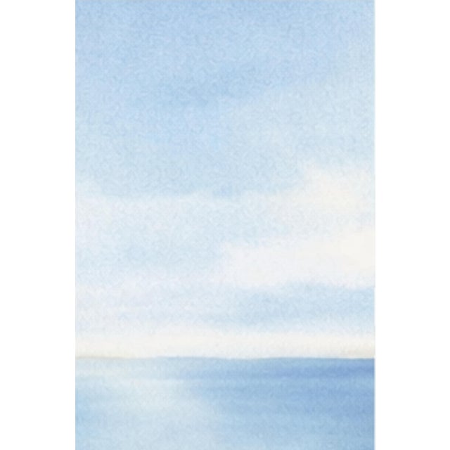 Not Yet Made - Made To Order Soft Blue Ocean Horizon, Minimalist Coastal Seascape Art Print, 24″ × 36″ For Sale - Image 5 of 9