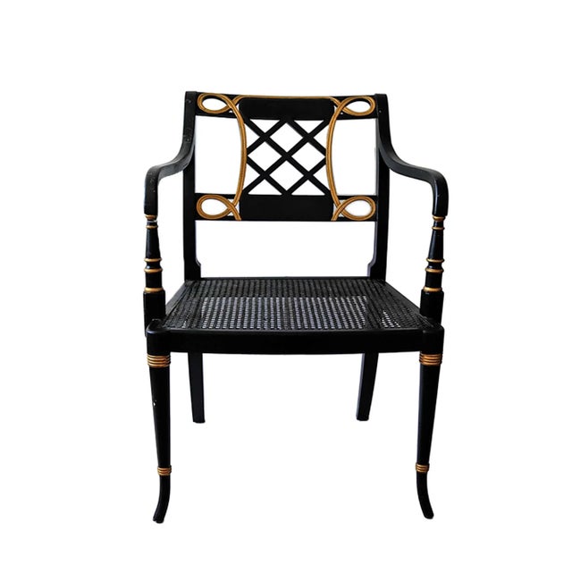 Traditional Vintage Bench and Chair Set For Sale - Image 3 of 12