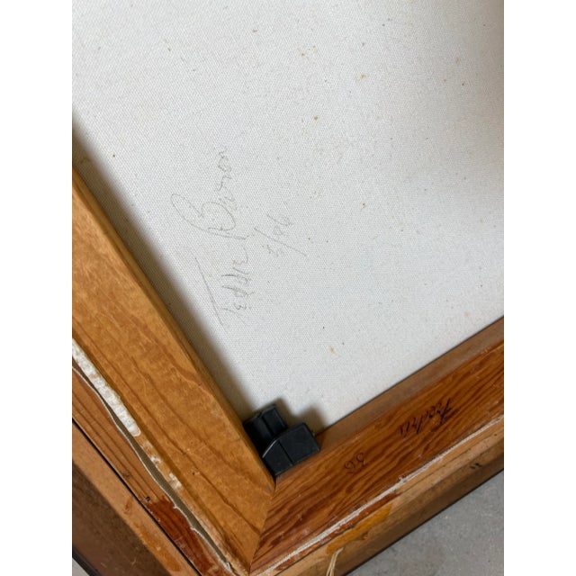 1980's Theodore F. Baron Impressionist Landscape Oil Painting, Framed For Sale - Image 12 of 12