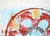 1980s Get in Gear Ii- Geometric Abstract Expressionist Mandala in Acrylic on Paper by Ricardo De Silva For Sale - Image 5 of 8