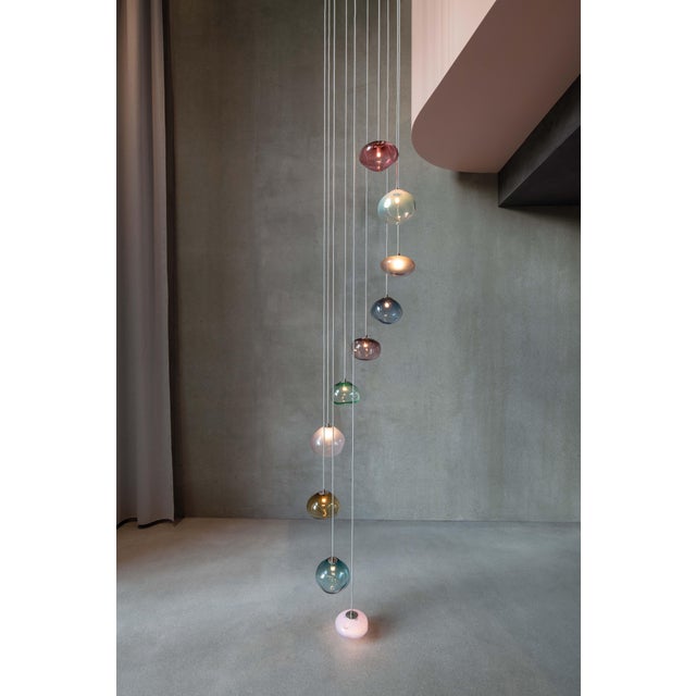 Contemporary Starglow Spiral XS Pendants by Simone Lueling for Eloa, Set of 10 For Sale - Image 3 of 3