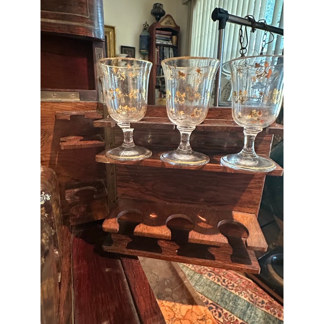 Antique French Napoleon III Marquetry "Cave À Liqueur" Liquor Cabinet, C. 1860-1880. For Sale - Image 10 of 12
