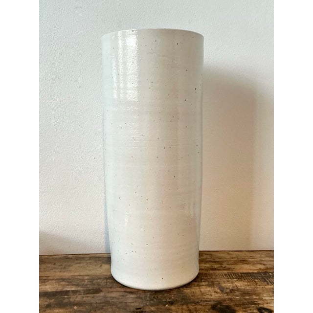 Ceramic Vintage Studio a Pottery Umbrella Stand For Sale - Image 7 of 12