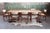 Stunning Complete Danish Mid Century teak dining table with fold out leaves that store underneath and 6 teak dining...