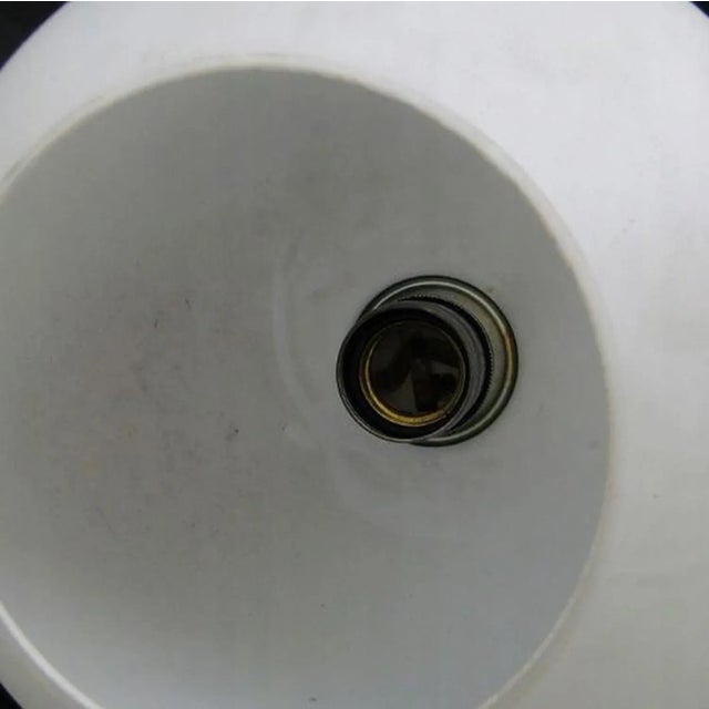 Pop Art Style Pendant Lamp, Poland, 1970s, in Worn conditions. Designed 1970 to 1979 European Plug (up to 250V).The wiring...