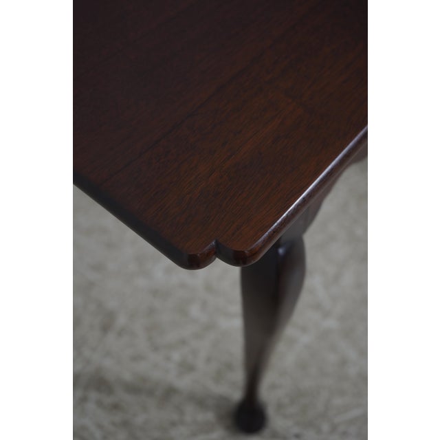 Stickley Colonial Williamsburg Mahogany Drop Side Table For Sale - Image 14 of 18